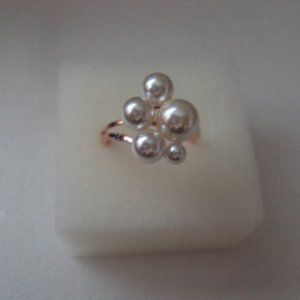 New shell pearl ring size 6 DAD567 FINAL MARKDOWN